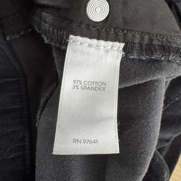 J. Jill Corduroy Pull‎ On Pants Womens 4X Black Cotton Spandex Stretch PT-2410 - Picture 7 of 8